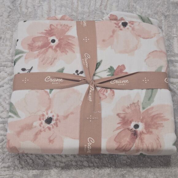 NWT Crane Baby Wearable Blanket Cotton Floral Neutral Soft Breathable 0-9 Month - Picture 3 of 3